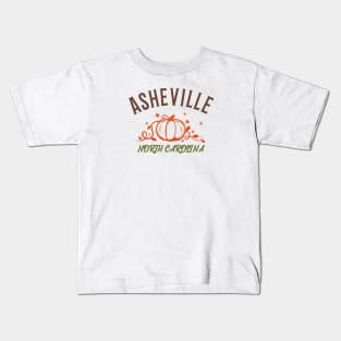 Asheville, North Carolina Fall Kids T-Shirt